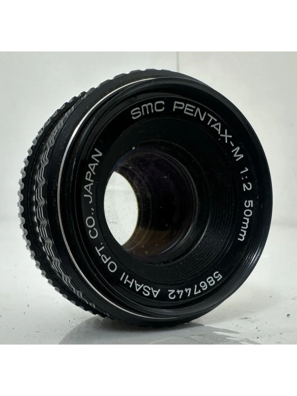Vintage SMC Pentax-M 50mm f/2 Lens Asahi K Mount K1000 ME Super Japan